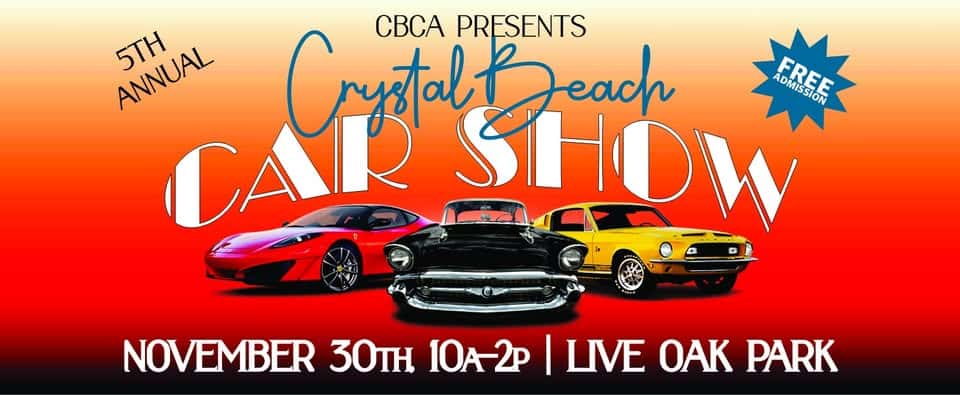 CRYSTAL BEACH CAR SHOW event at 604 Avery Ave in Crystal Beach, FL on November 30, 2025