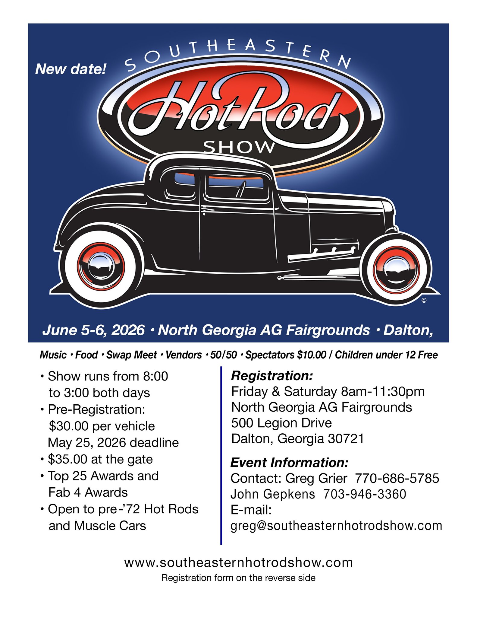 Southeastern Hot Rod Show Dalton, GA CarCruiseFinder