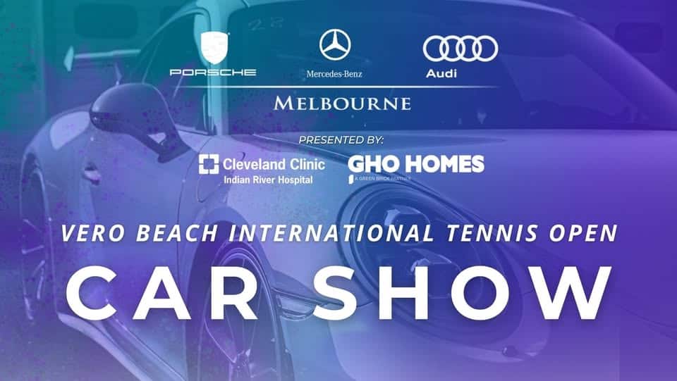 Vero Beach International Tennis Open Car Show event at 4985 Club Ter in Vero Beach, FL on February 1, 2026