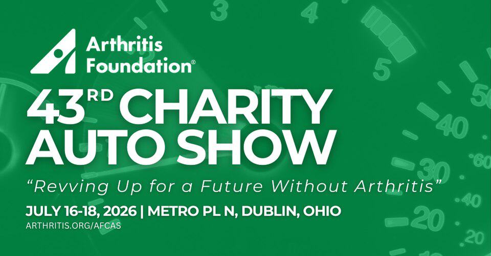 2026 Arthritis Foundation Charity Auto Show event at 555 Metro Pl N in Dublin, OH on July 16, 2026