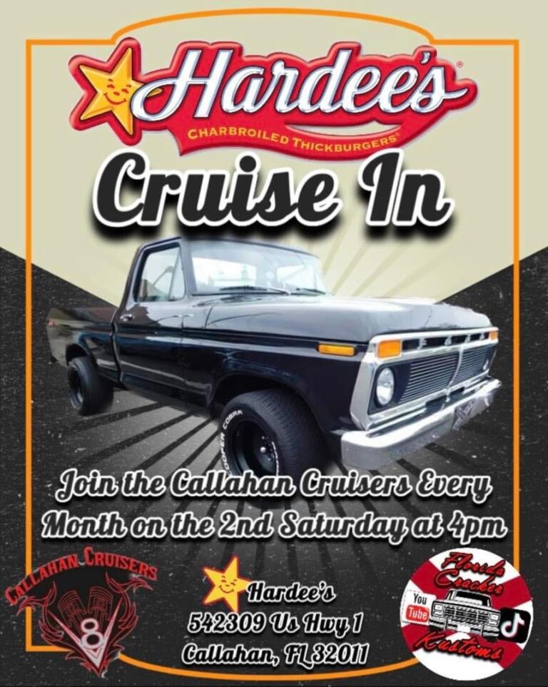 Hardee’s Cruise In car show in Callahan, FL