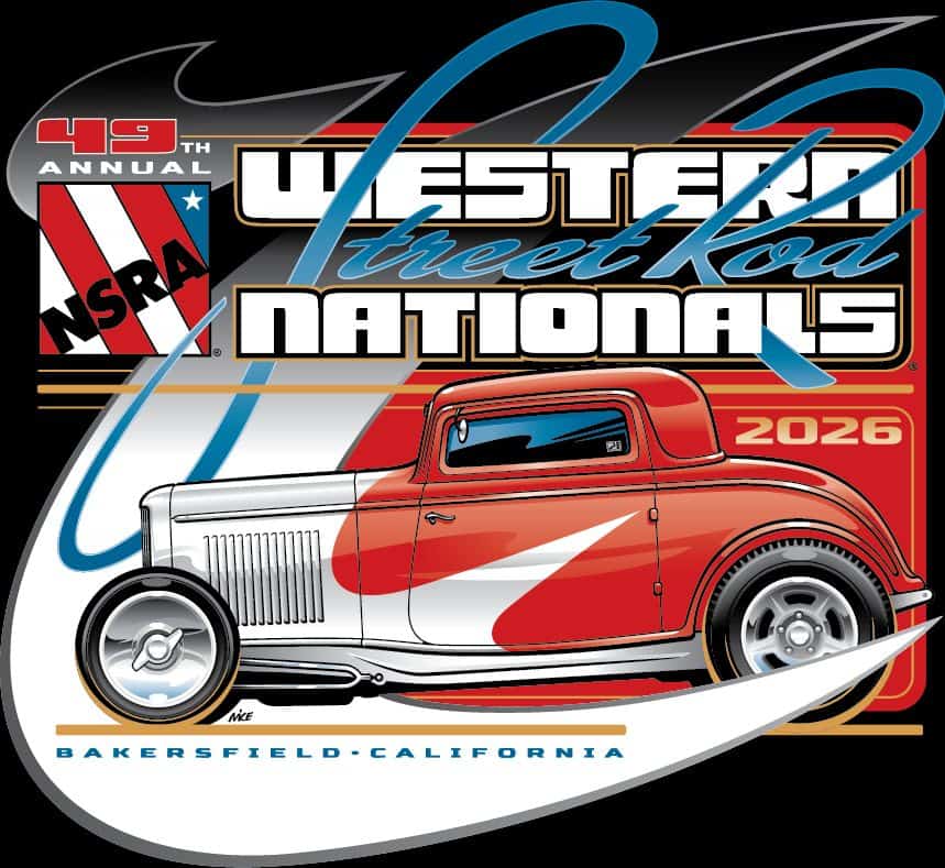 49th NSRA Western Street Rod Nationals event at 1142 S St in Bakersfield, CA on April 24, 2026