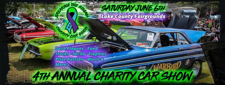 4th Annual Breaking The Stigma Charity Car Show event at 1301 Mentor Ave in Painesville, OH on June 6, 2026