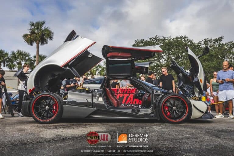 Caffeine and Octane Jax car show in Jacksonville, FL