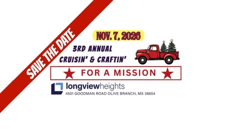 3rd Annual CRUISIN’ & CRAFTIN’ FOR A MISSION car show in Olive Branch, MS