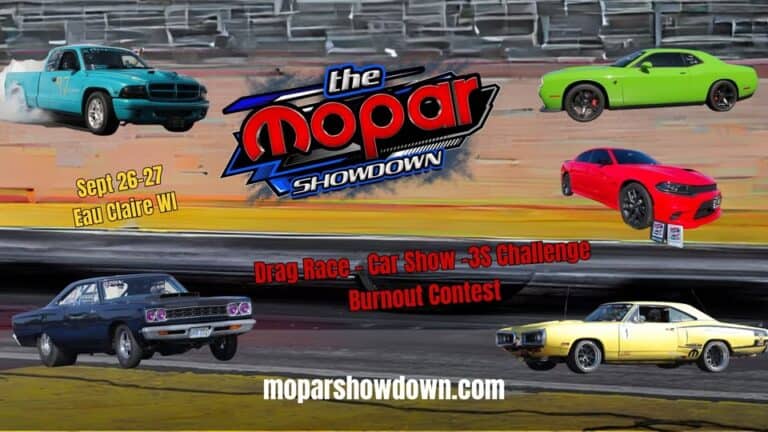 2nd Annual Mopar Showdown car show in Eau Claire, WI