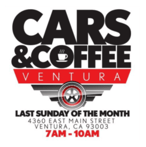 Cars & Coffee Ventura event at 4360 East Main Street in Ventura, CA on December 28, 2025