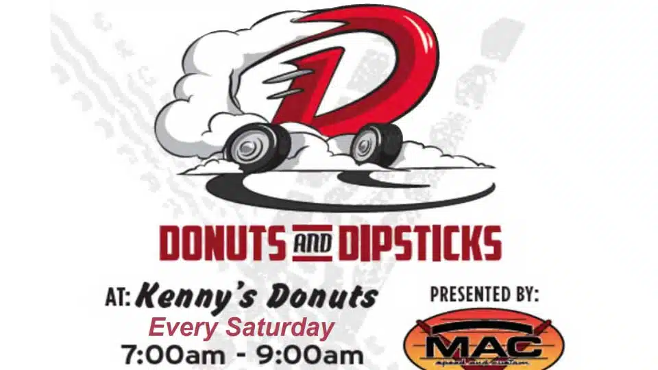 Donuts and Dipsticks event at Kenny's Donuts in Yorba Linda, CA on December 6, 2025