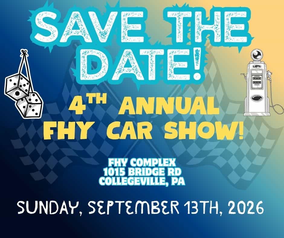 FHY Annual Car Show event at 1015 Bridge Rd in Collegeville, PA on September 13, 2026