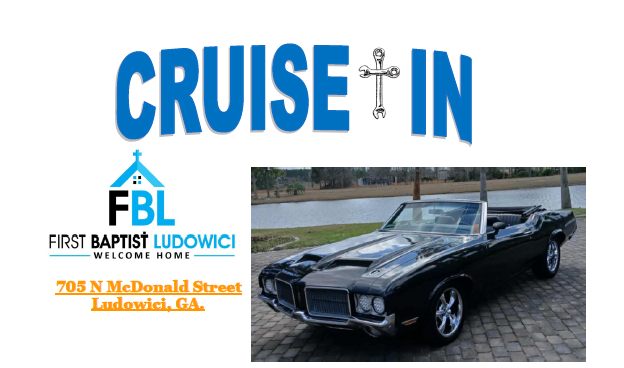 First Baptist Ludowici Monthly Cruise In event at 807 Cecil Nobles Hwy in Ludowici, GA on January 14, 2026