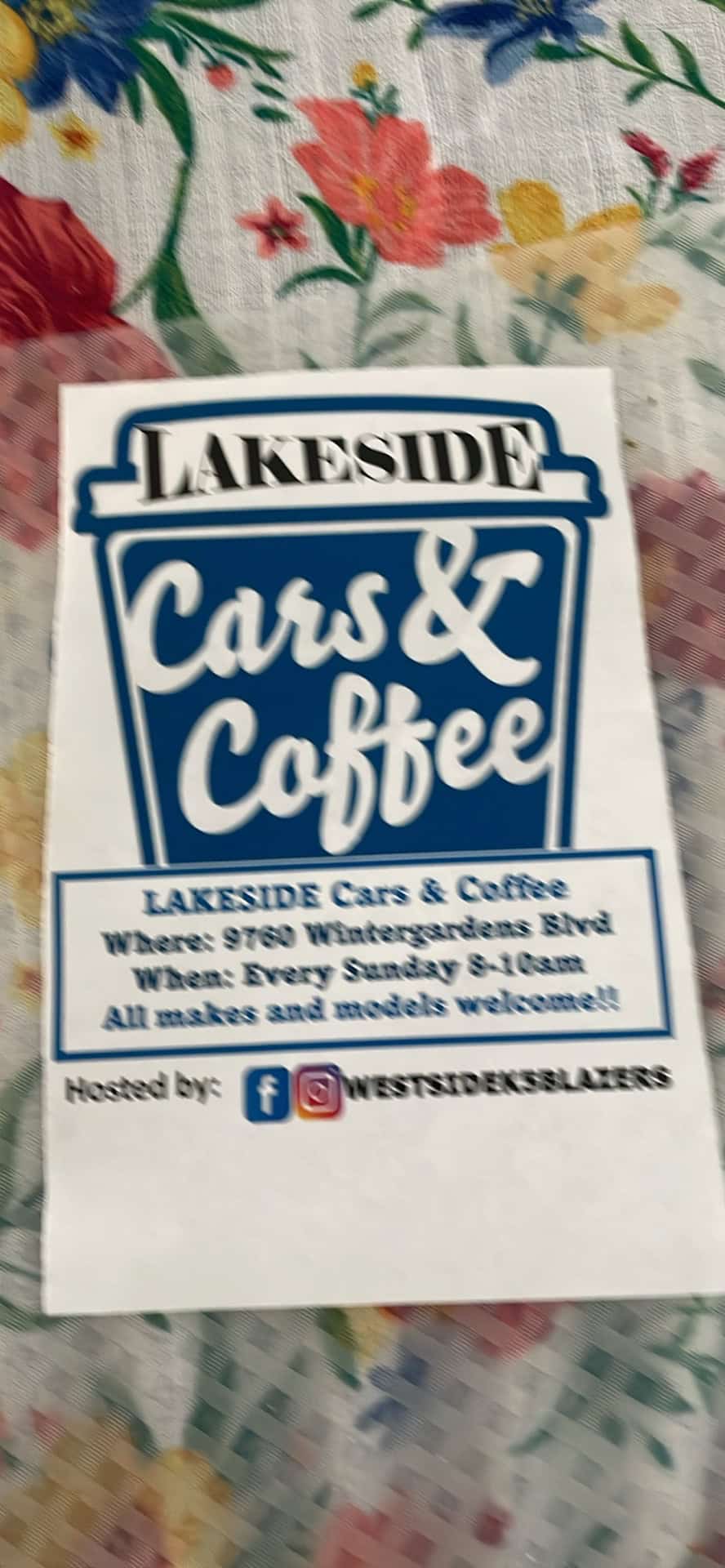 Lakeside Cars & Coffee event at 9760 Wintergardens Blvd in Lakeside, CA on December 21, 2025