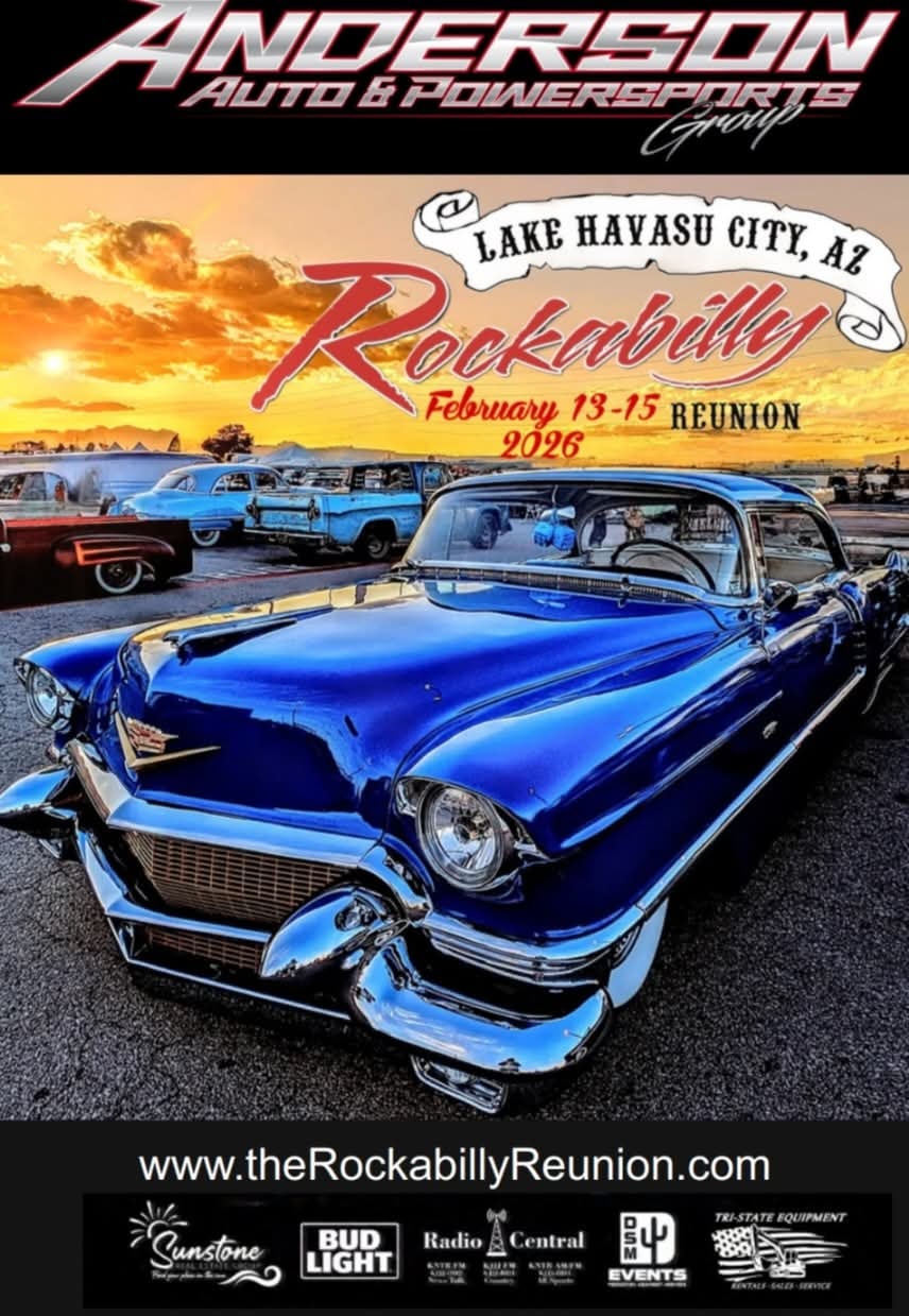Rockabilly Reunion event at Lake Havasu State Park in Lake Havasu City, AZ on February 13, 2026