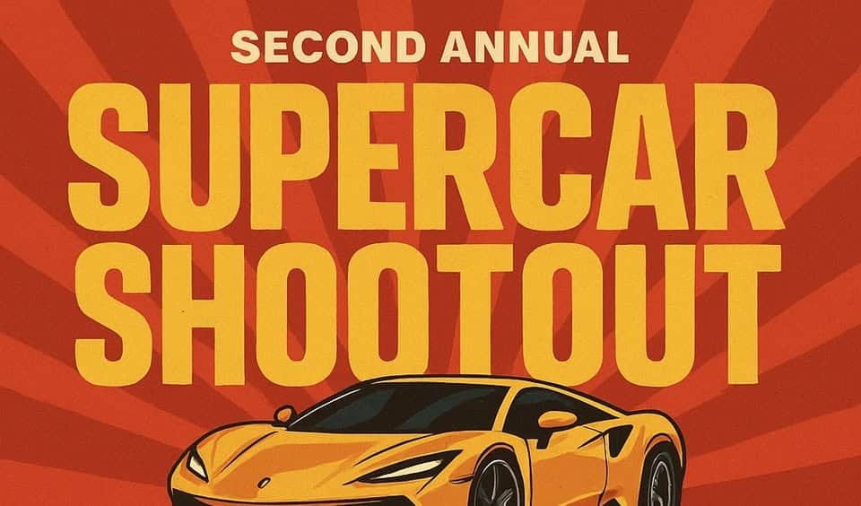 Second Annual DFW Supercar Shootout at the DFW Car & Toy Museum event at 2550 Mcmillan Pkwy in Fort Worth, TX on June 27, 2026