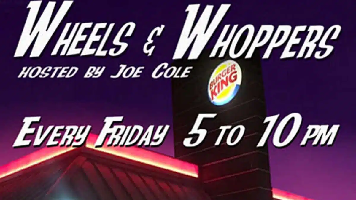 Wheels & Whoppers event at Burger King in North Vernon, IN on December 5, 2025