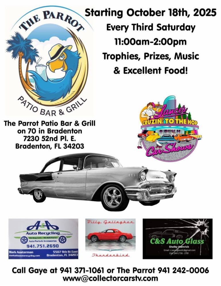 Lance’s Cruizin’ to the Hop Car Show car show in Bradenton, FL