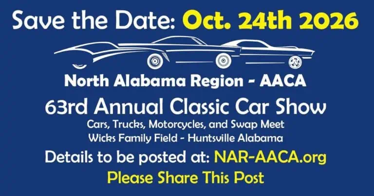 63rd Annual Classic Car Show car show in Huntsville, AL