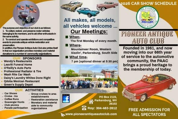 Belpre Homecoming Cruise In event at Howe's Grove Park in Belpre, OH on August 7, 2026