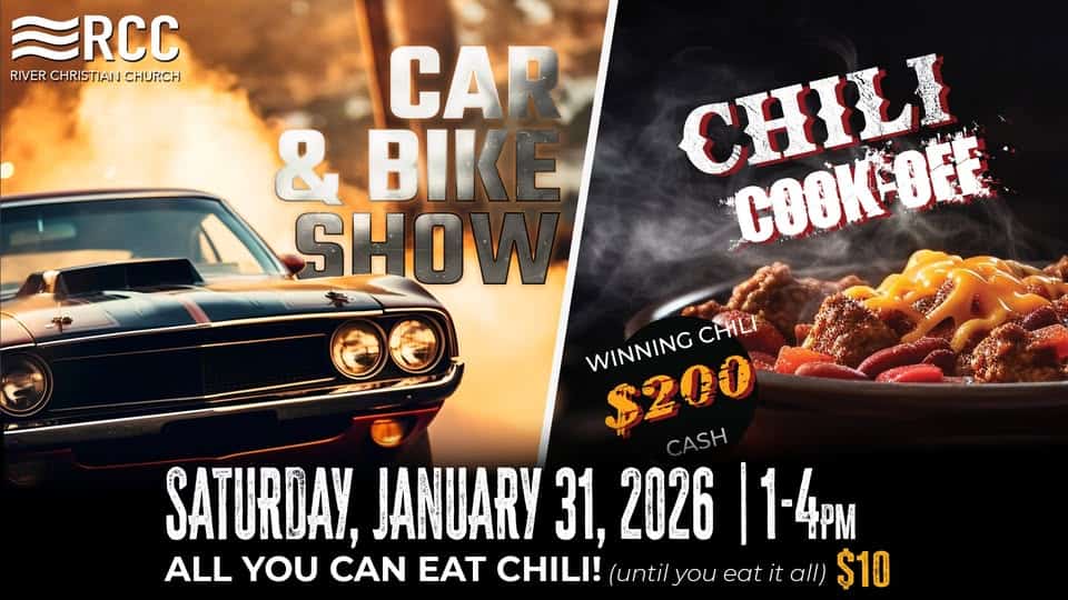 Car & Bike Show / Chili Cook-off @ Rcc event at 5900 Us-17 in Fleming Island, FL on January 31, 2026