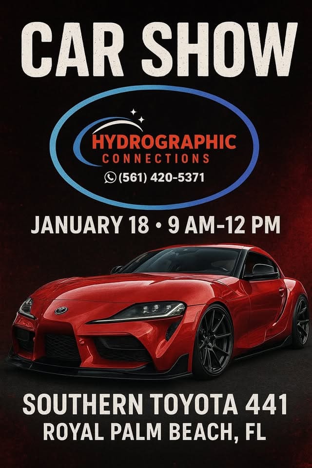 Firs family car show 2026 event at 9205 Southern Blvd. in Royal Palm Beach, FL on January 18, 2026