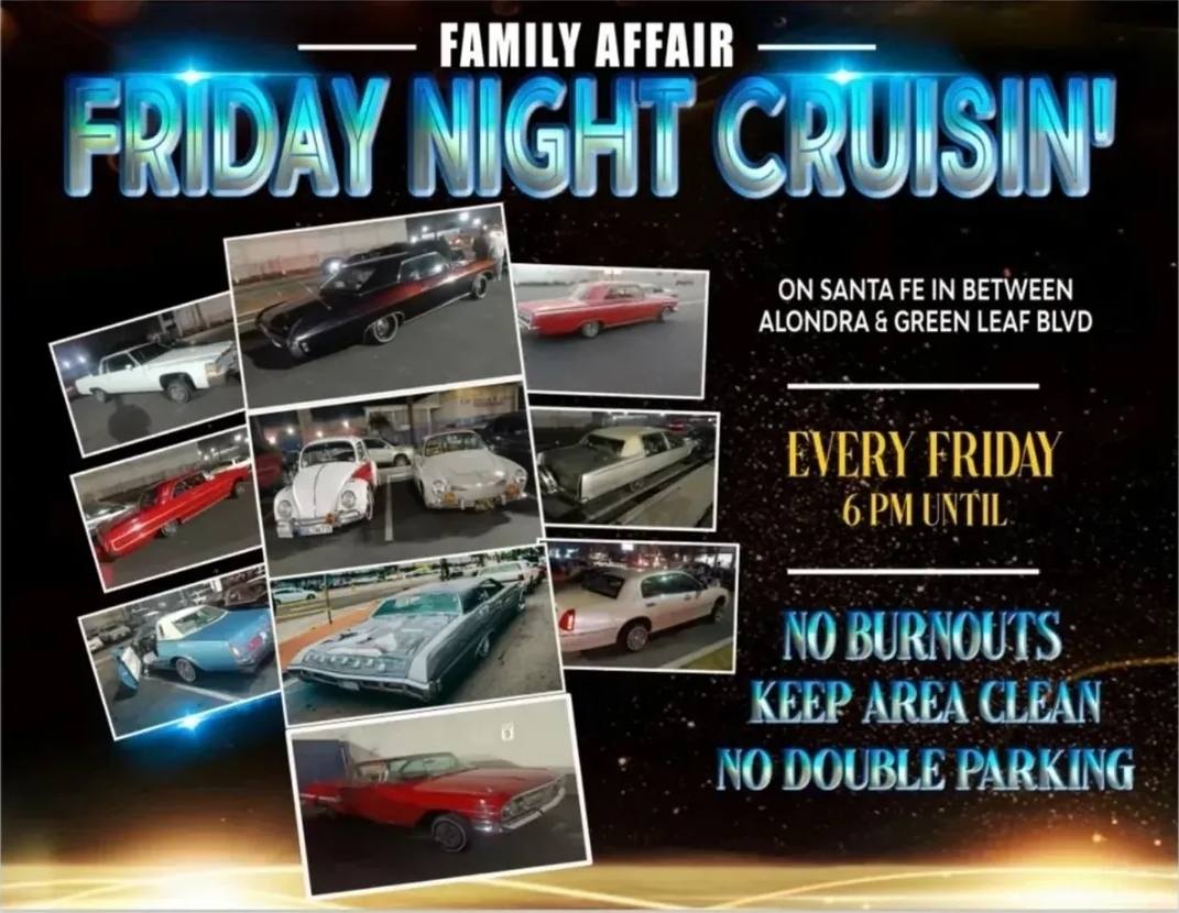 Friday Night Cruisin event at Santa Fe in Santa Fe, NM on January 16, 2026