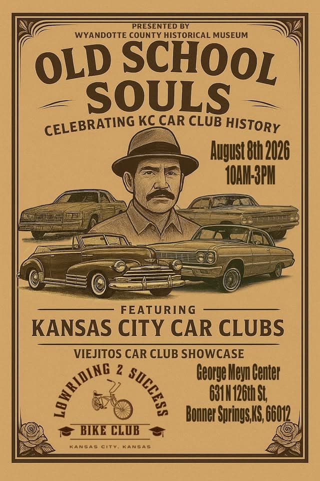OldSchool Souls: Celebrating KC Car Club History event at 631 N 126Th St in Bonner Springs, KS on August 8, 2026