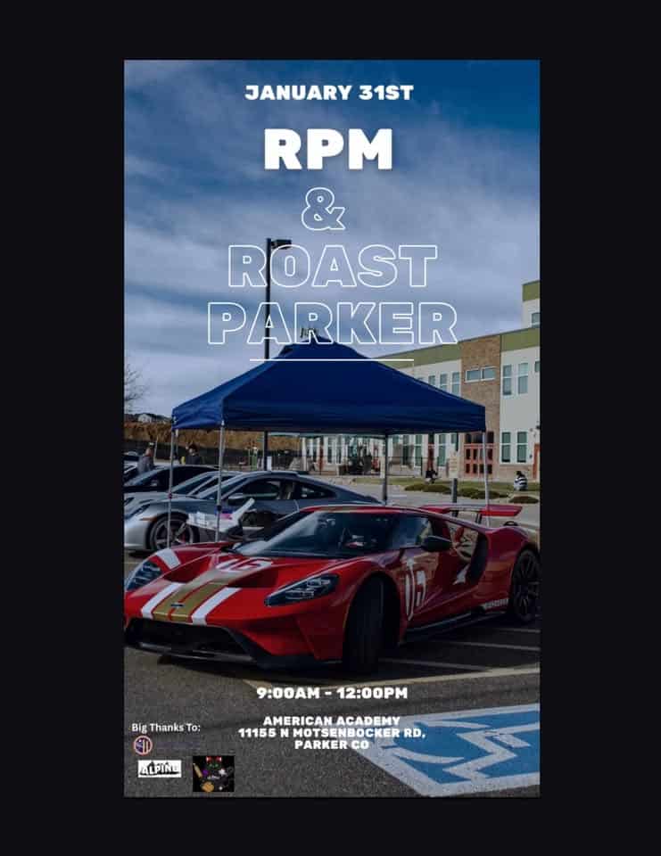 RPM & Roast event at American Academy - Parker Campus in Parker, CO on January 31, 2026