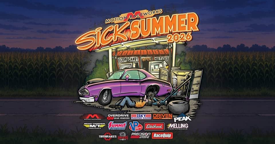 Sick Summer 2026 Day Two (Cordova Dragway) Presented By Motion Raceworks event at 19425 Il-84 in Cordova, IL on June 16, 2026