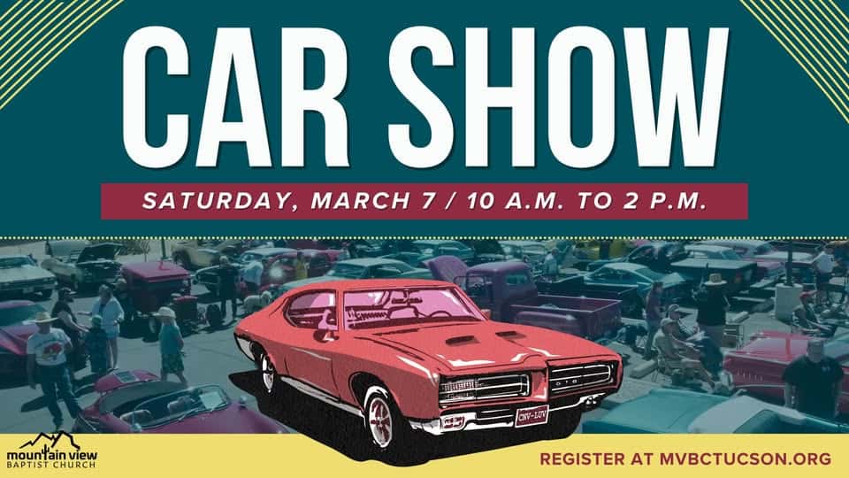 12th Annual Car Show event at 3500 W Overton Rd in Tucson, AZ on March 7, 2026