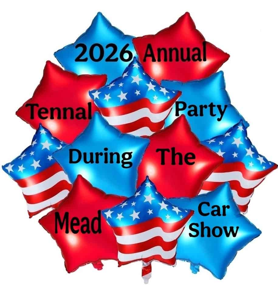 2026 14th Annual Tennal Party during the Car Show event at 232 2Nd St in Mead, CO on May 25, 2026