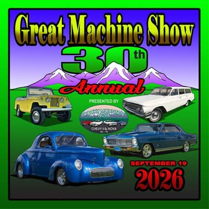 30th Annual Great Machine Show and Swap Meet event at 4450 Indiana St in Golden, CO on September 19, 2026