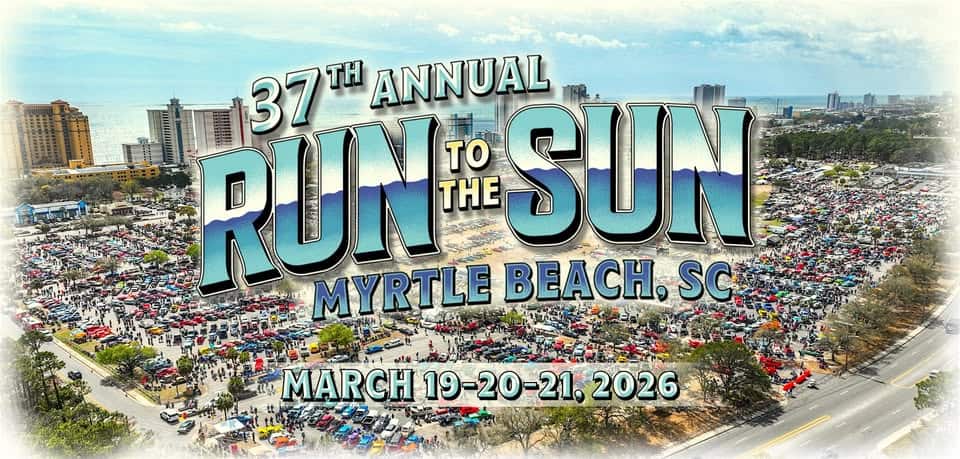 37th Annual Run to the Sun Car and Truck Show event at 2501 N Kings Hwy in Myrtle Beach, SC on March 19, 2026