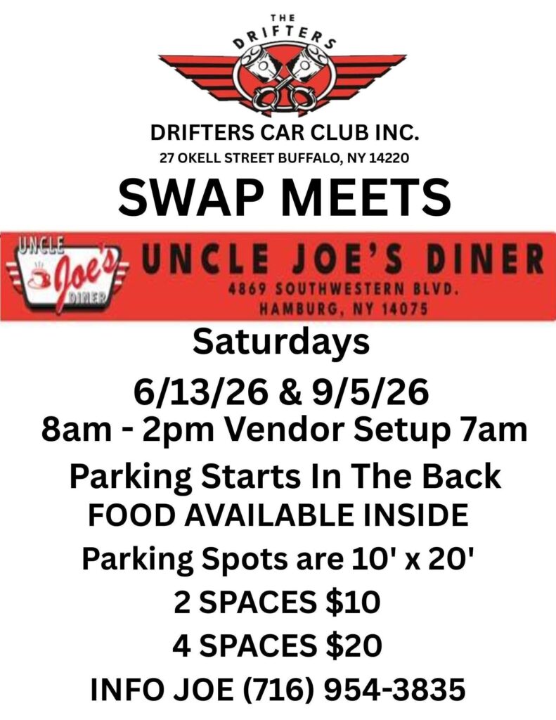 Swap Meet event at Uncle Joe's Diner in Hamburg, NY on June 13, 2026