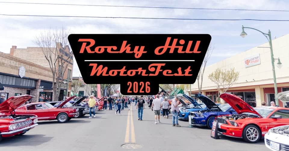 3rd Annual Rocky Hill Motor Fest event at 204 E Pine St in Exeter, CA on March 14, 2026