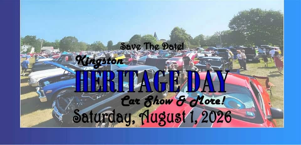 4th Annual Kingston Heritage Day & Car Show event at 146 Main St in Kingston, NH on August 1, 2026