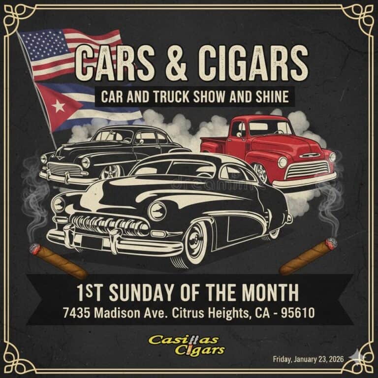 Cars & Cigars Car and Truck Show and Shine car show in Citrus Heights, CA
