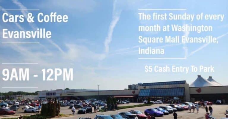 Cars & Coffee Evansville car show in Evansville, IN