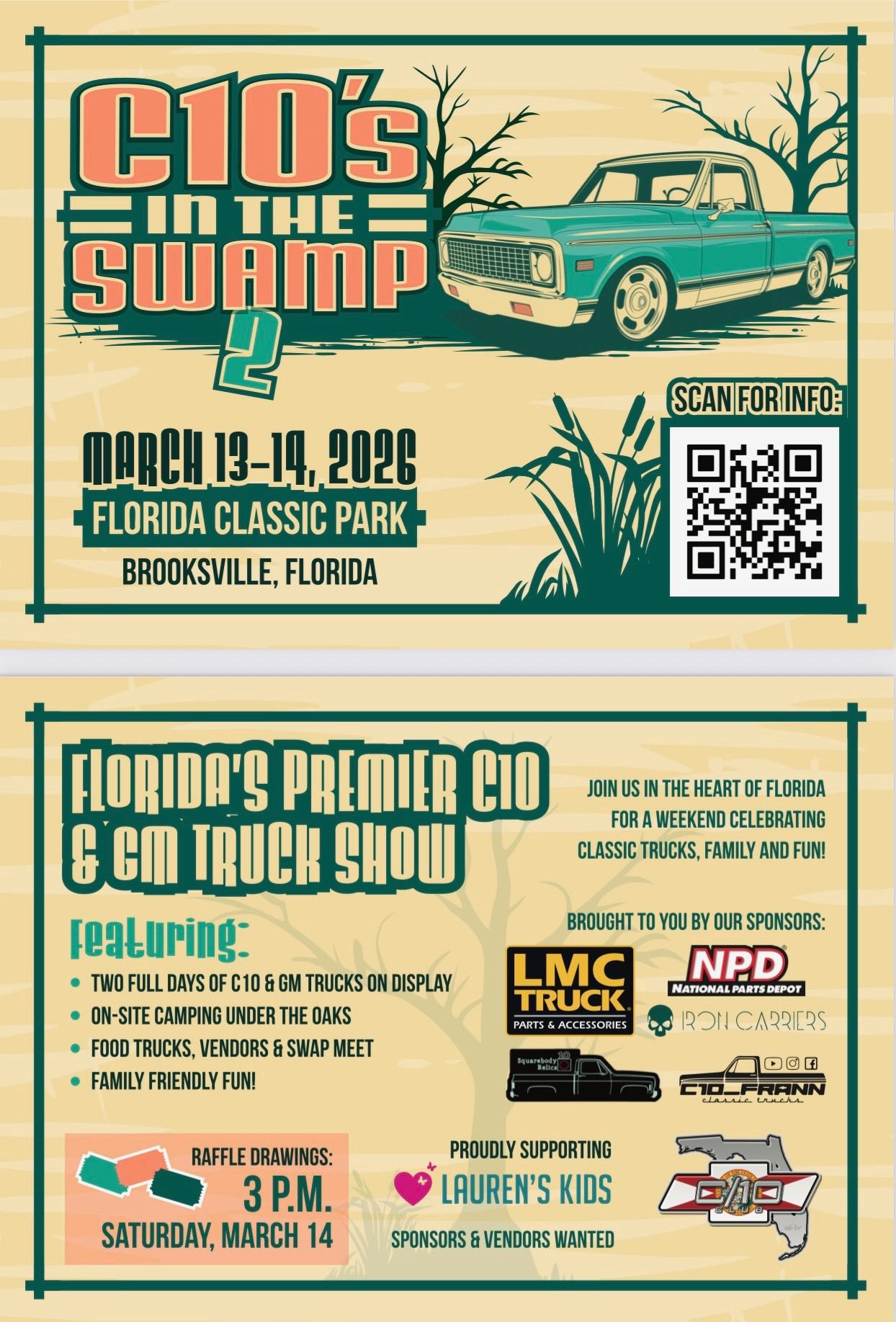 C10's in the Swamp 2 event at Florida Classic Park in Brooksville, FL on March 13, 2026