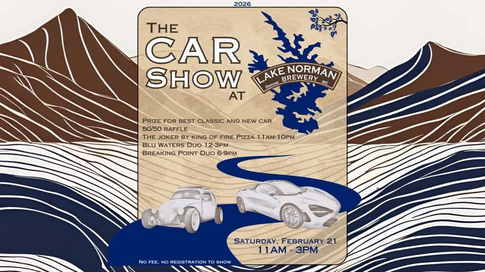 Car Show @ Lake Norman Brewery event at 1753 Triangle Circle in Denver, NC on February 21, 2026