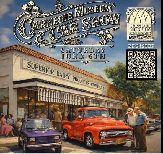 Carnegie Museum Car Show event at Superior Dairy Products Company in Hudsonville, MI on June 6, 2026