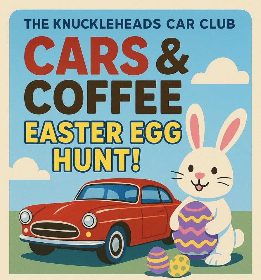Cars & Coffee & Easter Egg Hunt event at 3700 4Th St Sw in Mason City, IA on April 4, 2026