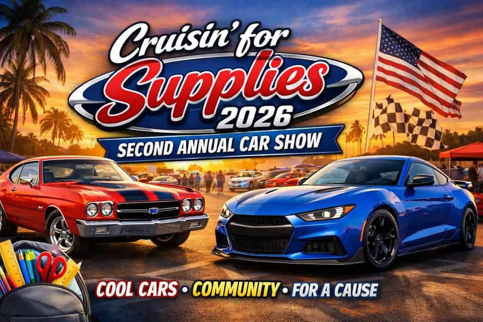 Cruisin' for Supplies 2026 | Second Annual Car Show event at Market Park Pavilion Athens Tennessee in Athens, TN on July 25, 2026