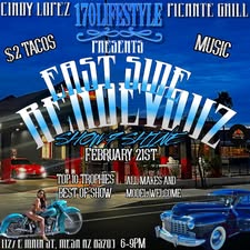 East Side Rendezvous Show & Shine event at 1177 E Main St in Milan, NM on February 21, 2026