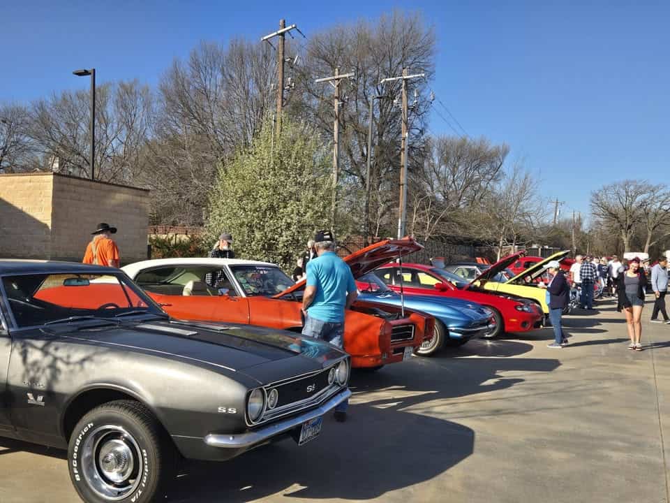 Flower Mound Seniors In Motion Classic Cars & Coffee event at 2701 W Windsor Dr in Flower Mound, TX on March 16, 2026