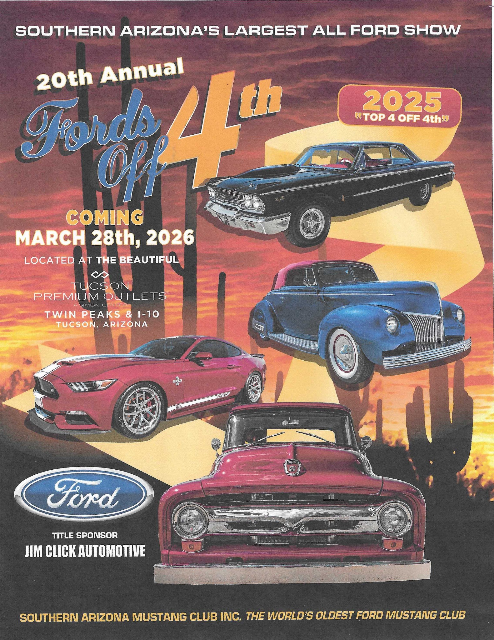 Fords Off 4th event at Tucson Premium Outlets in Tucson, AZ on March 28, 2026