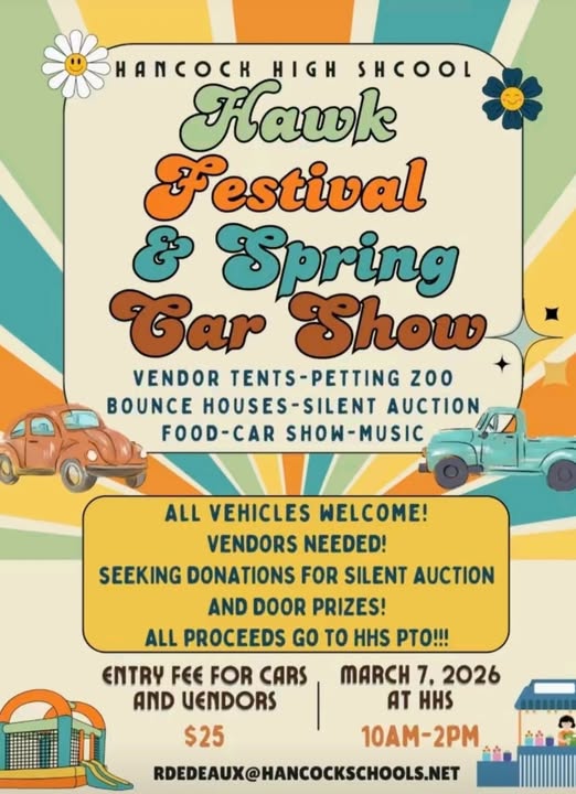 Hawk Festival & Spring Car Show event at Hancock High School in Kiln, MS on March 7, 2026