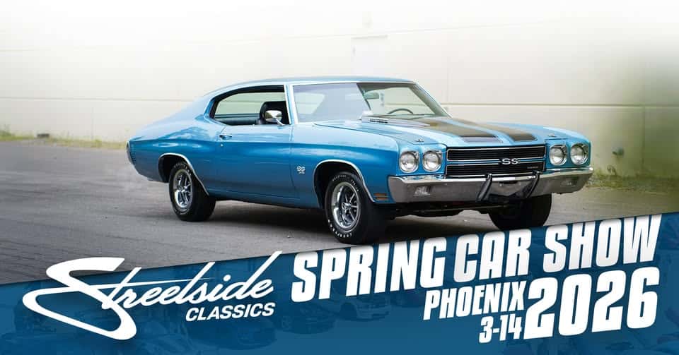 Streetside Classics - Phoenix - Spring Car Show 2026 event at 614 E Auto Center Dr in Mesa, AZ on March 14, 2026