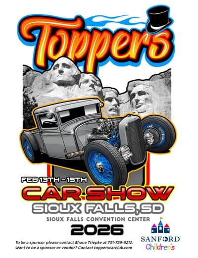 Toppers Car Show - Sioux Falls event at 1201 N West Ave in Sioux Falls, SD on February 13, 2026