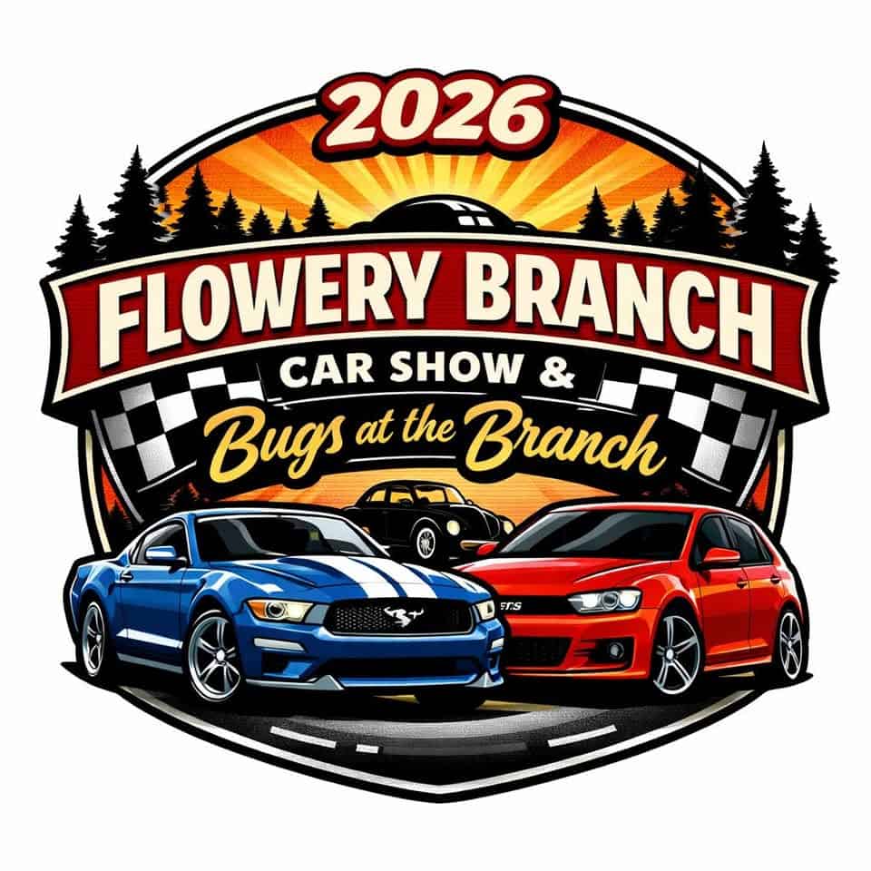 2026 Flowery Branch Car Show & Bugs at the Branch event at 5506 Main St in Flowery Branch, GA on September 12, 2026