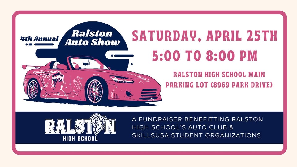 24th Annual Ralston Auto Show event at Ralston High School Main Parking Lot in Ralston, NE on April 25, 2026