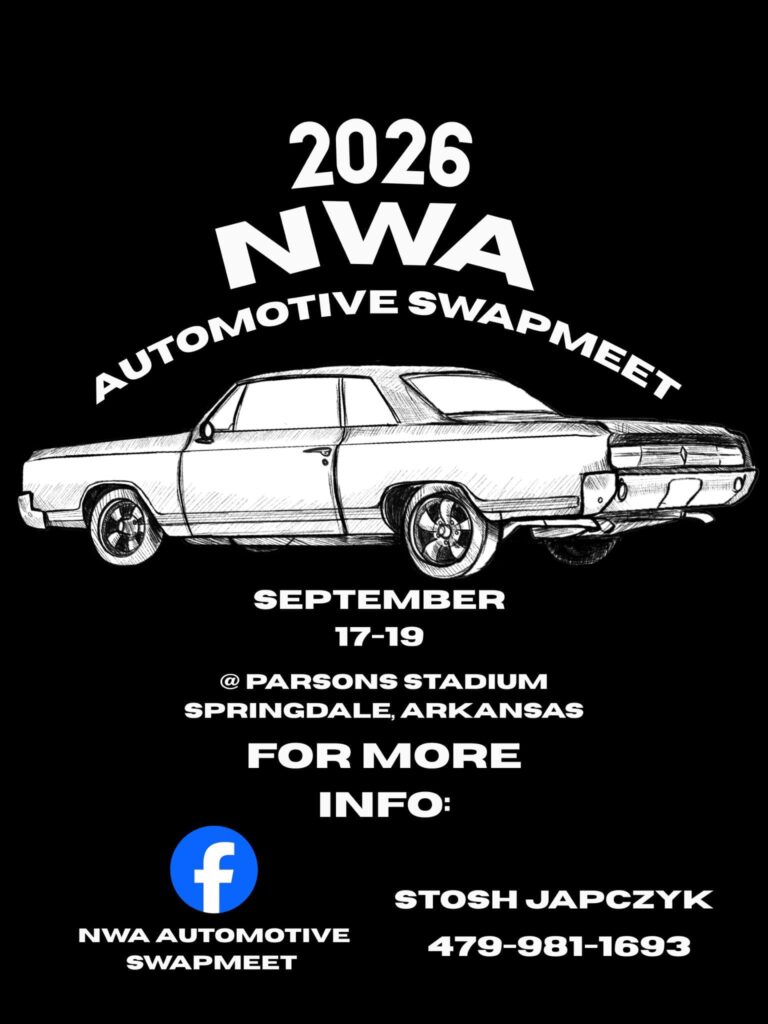 NWA Automotive Swapmeet car show in Springdale, AR